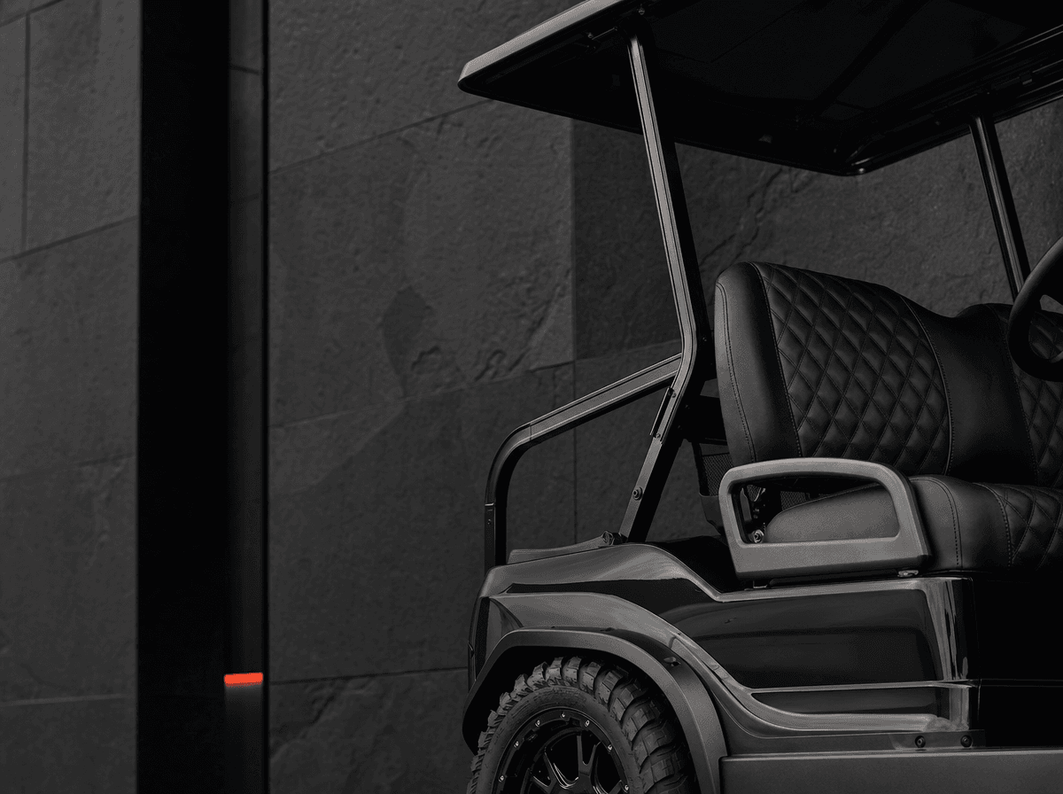 Custom golf cart detail