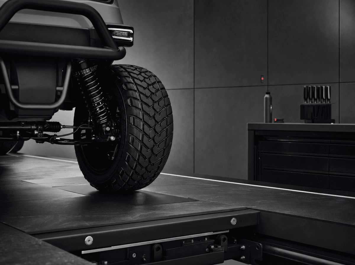 Golf cart service detail